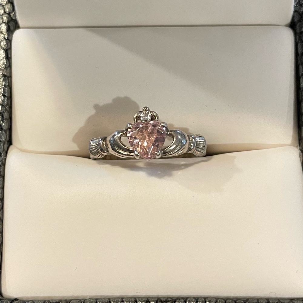 Silver Claddagh ring